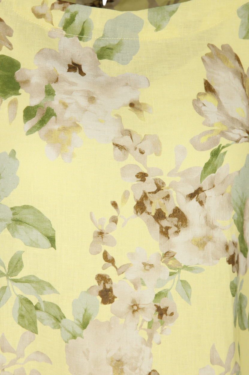 Rena Marx - Leinenkleid mit Print