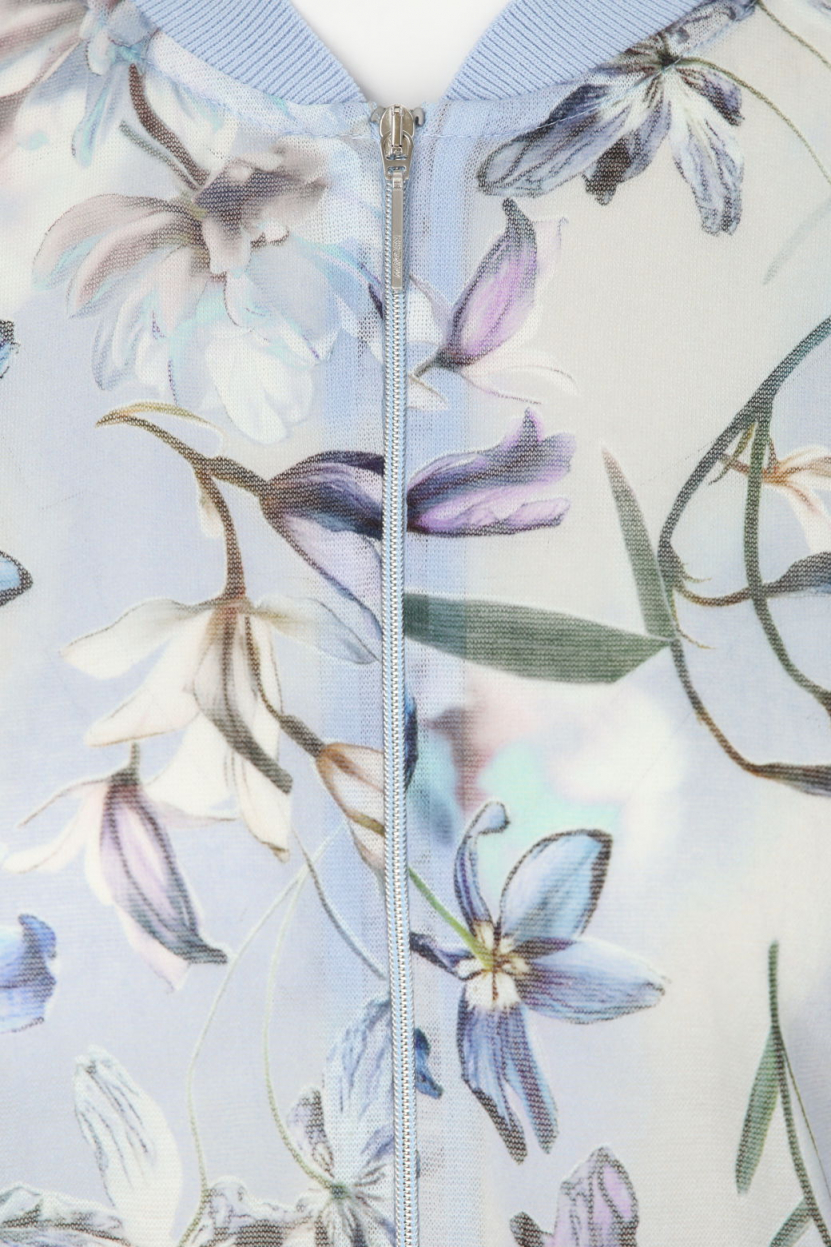 Marc Cain - Feinstrick-Blouson mit Print