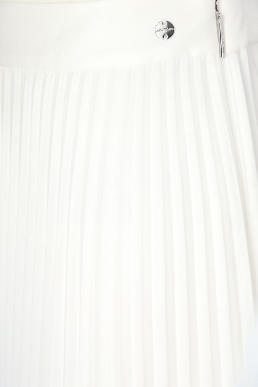 Marc Cain - Plisseerock mit Blumendruck