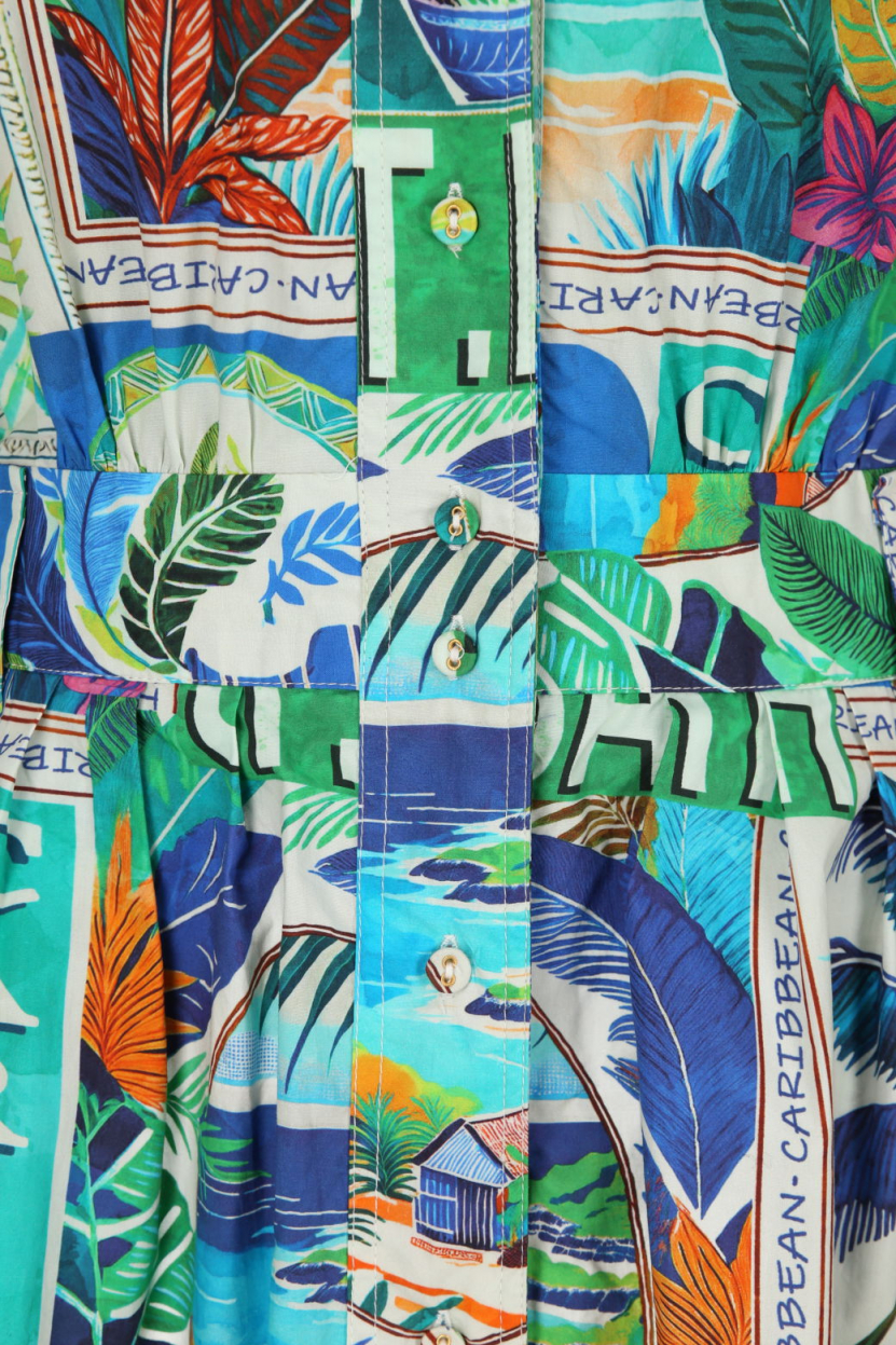 Princess - Hemdblusenkleid mit Print