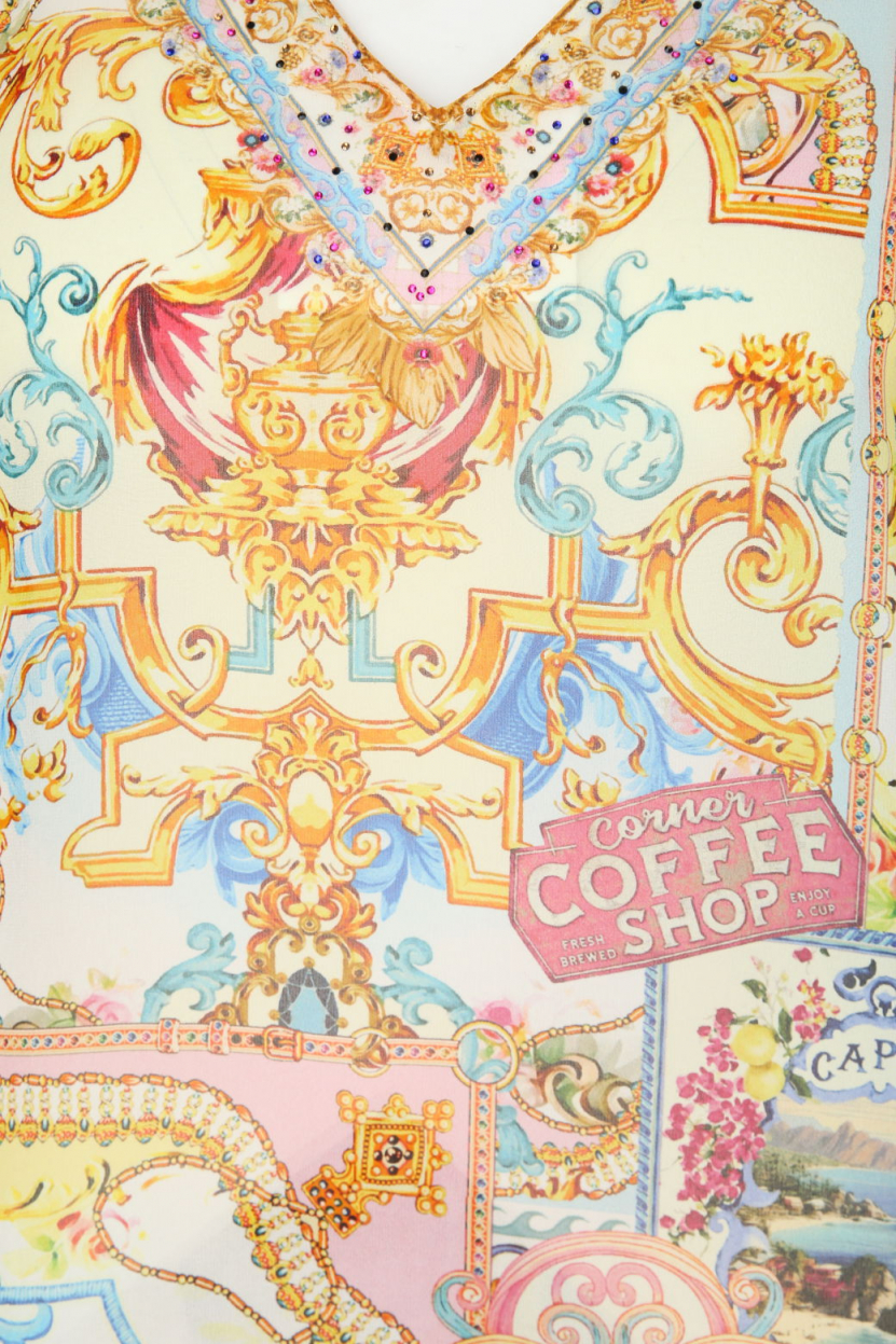 Princess - Tunikabluse aus Seide