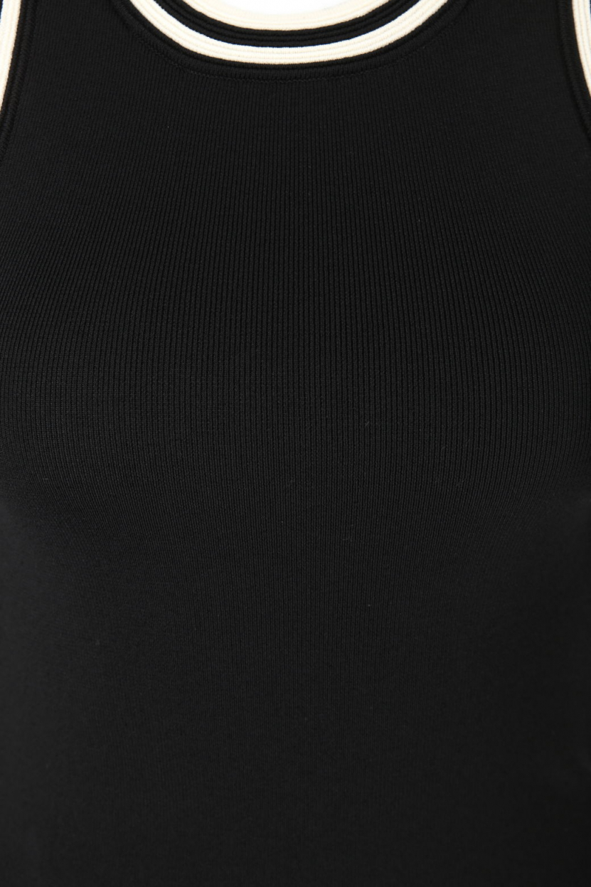 Icona - Stricktop mit Kontrastkanten