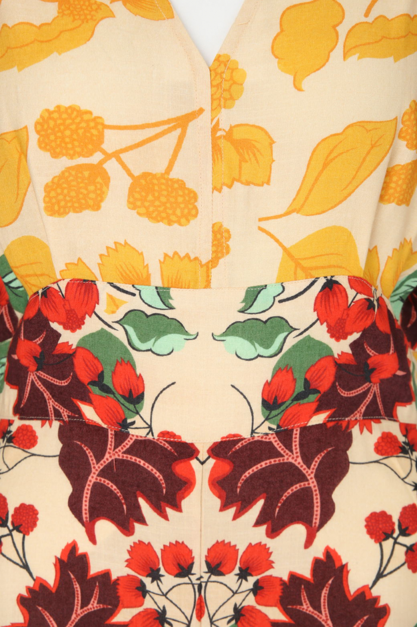Ange - Maxikleid mit Print