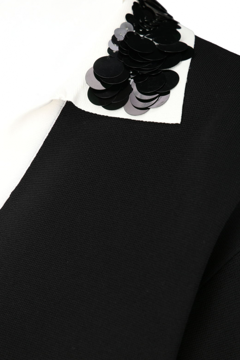 Rena Marx - Strickshirt mit Paillettenbesatz