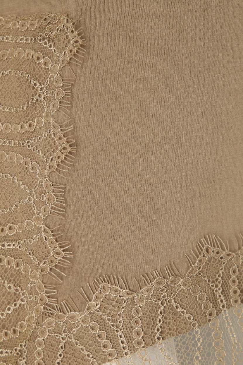 Luisa Cerano - T-Shirt mit Spitze