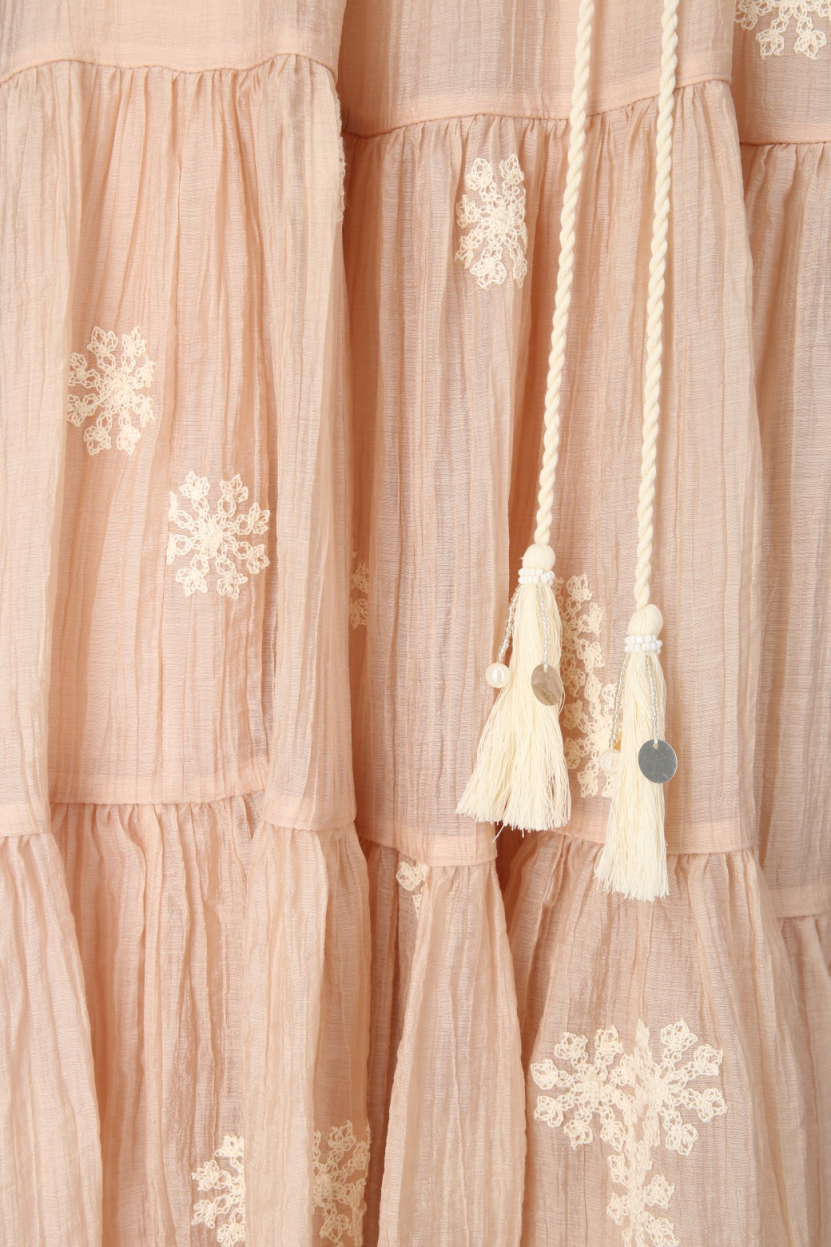 Nevada Love - Maxikleid mit Stickerei