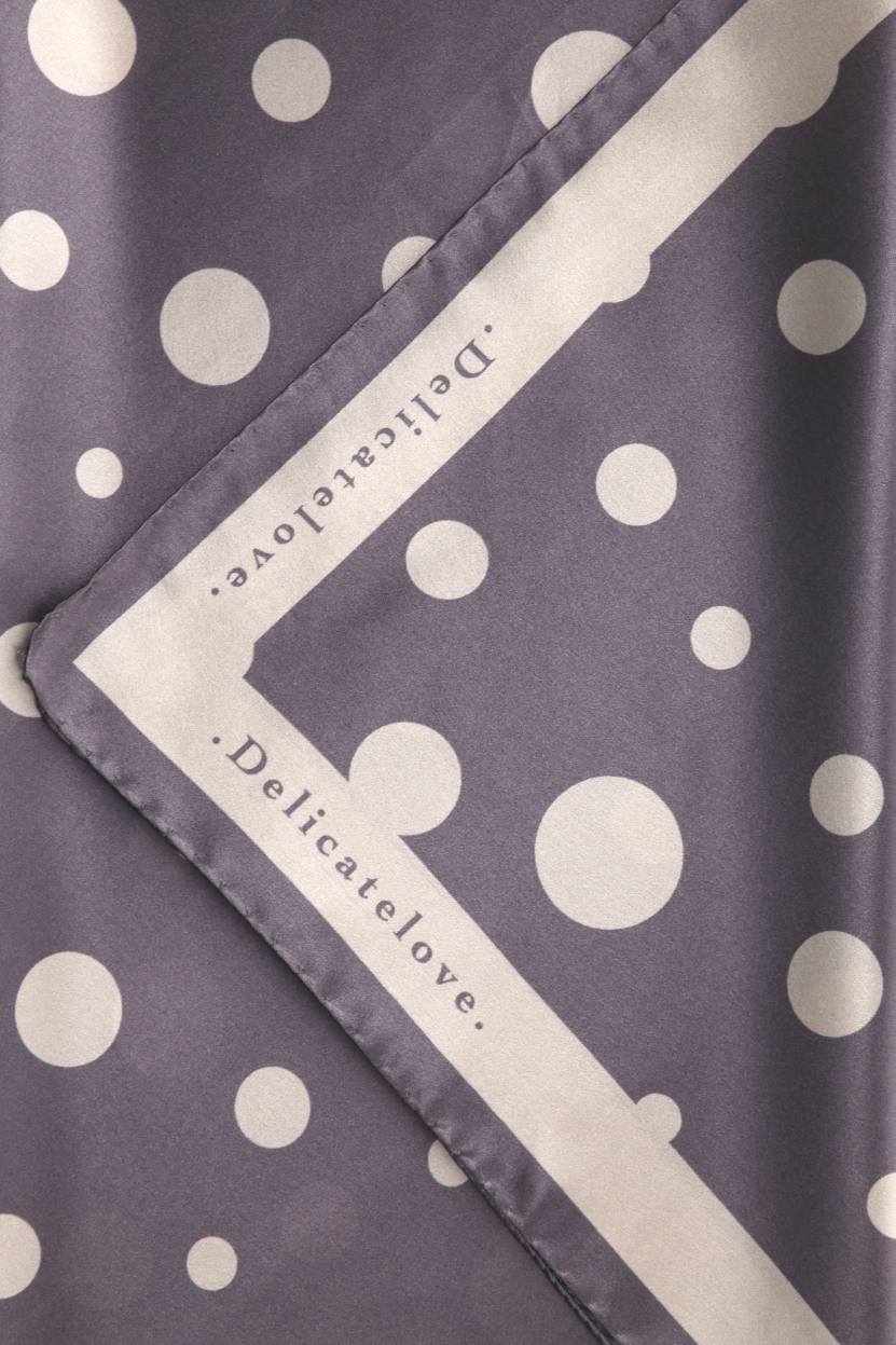 Delicate Love - Seidentuch LILE DOTS