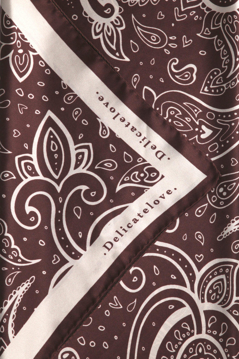 Delicate Love - Seidentuch LILE PAISLEY