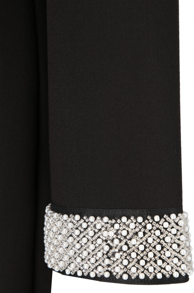 Rena Marx - Shiftkleid mit Perlenbesatz