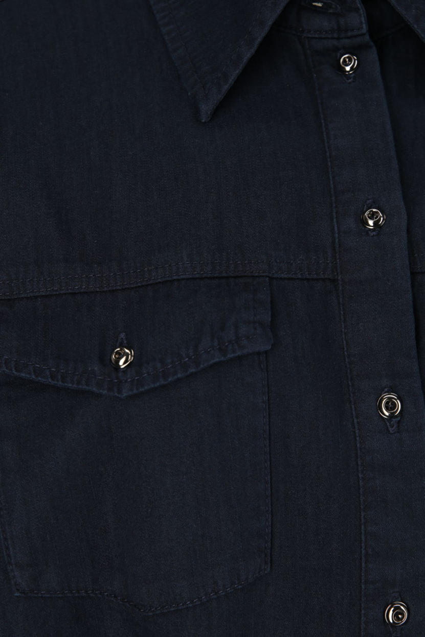 Luisa Cerano - Jeansbluse mit Brusttaschen