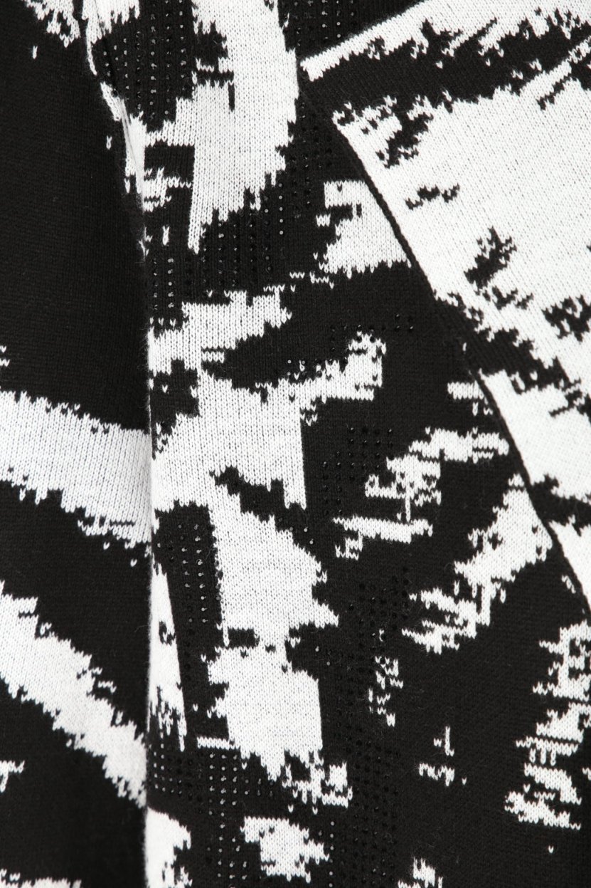 Monari - Strickmantel mit Strassdetails