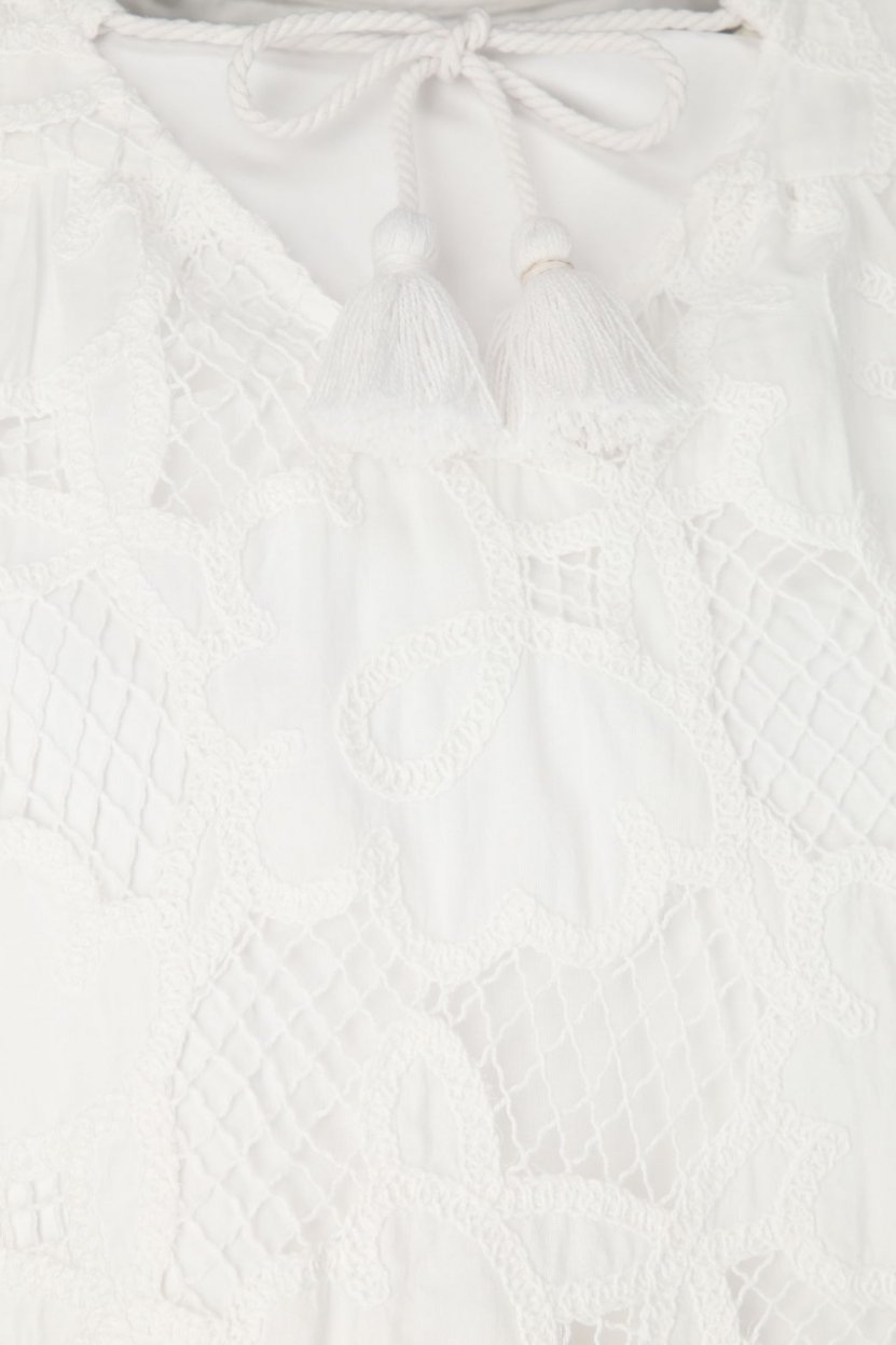 Hearts&amp;More - Bluse mit Lochstickerei