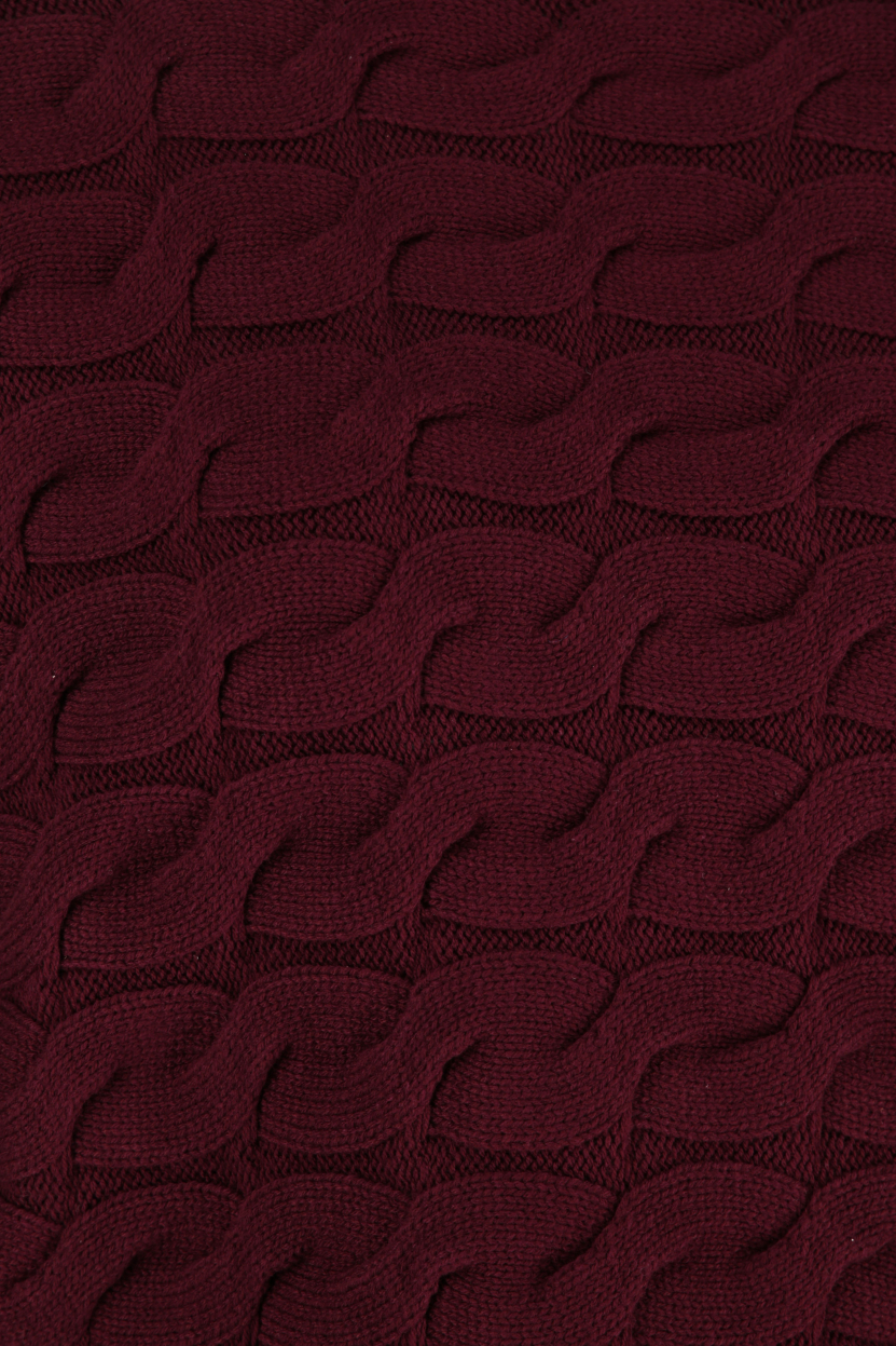 Oui - Strickpullover mit Zopfmuster
