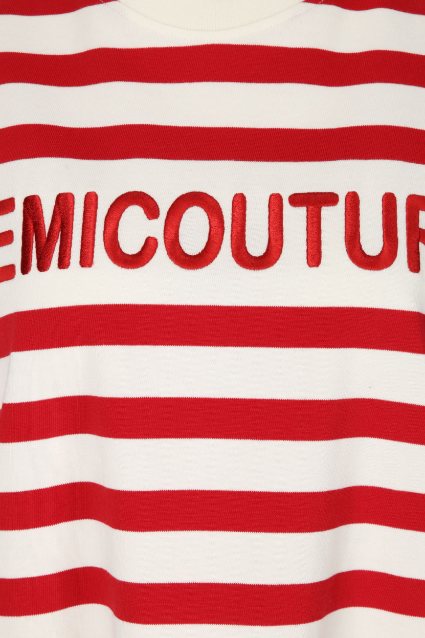 Semicouture - T-Shirt mit Streifen