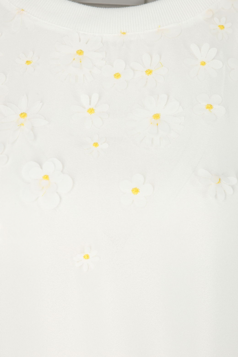 Rich &amp; Royal - Strickshirt mit Blumenapplikation