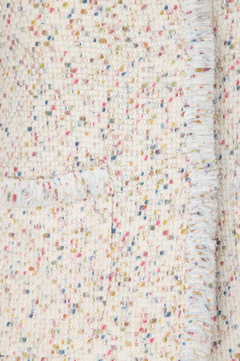 Bruno Manetti - Kastenjacke mit ausgefransten Kanten