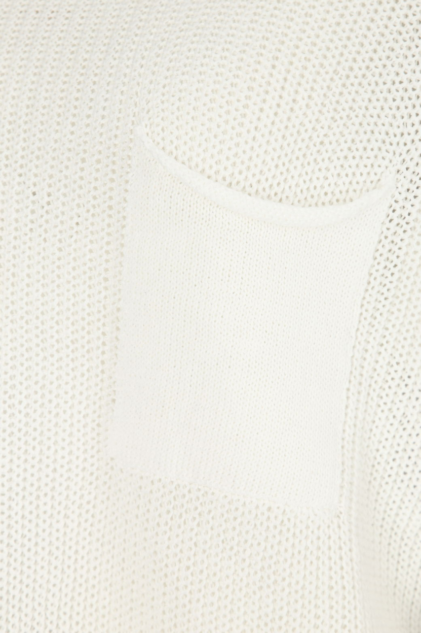 Bruno Manetti - Strickshirt mit Leinen