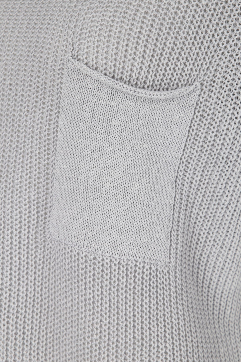 Bruno Manetti - Strickshirt mit Leinen