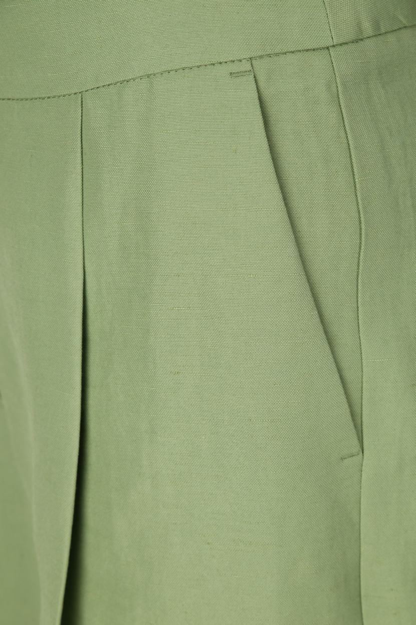 Luisa Cerano - Wide Leg Hose aus Leinen-Mix