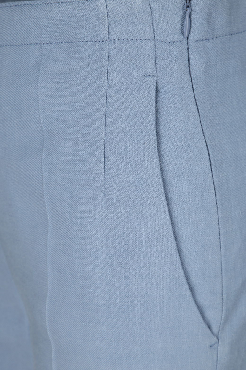 Windsor - Wide Leg Hose mit Leinen