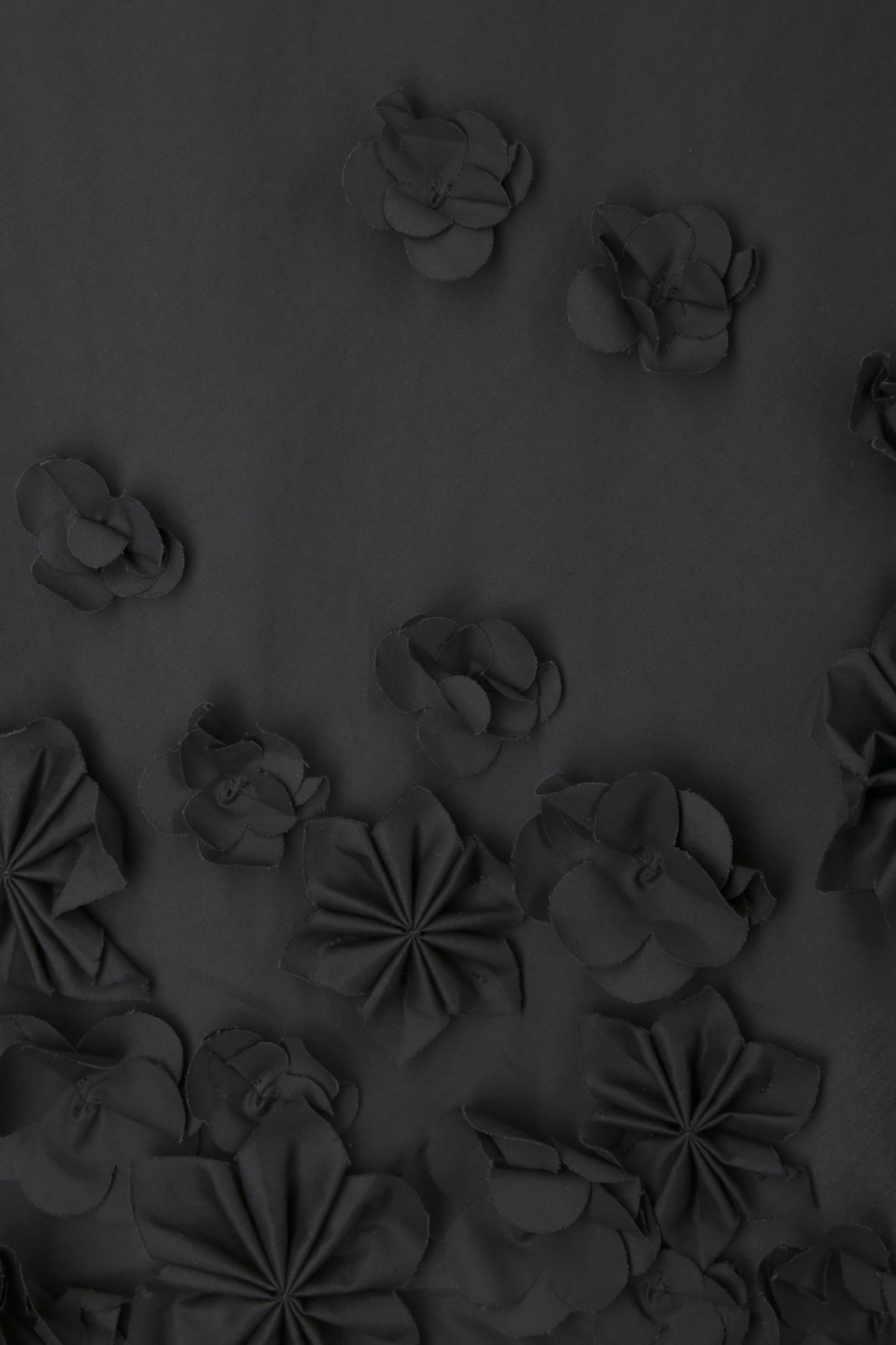 Meimeij - Midirock mit Blumen-Applikation