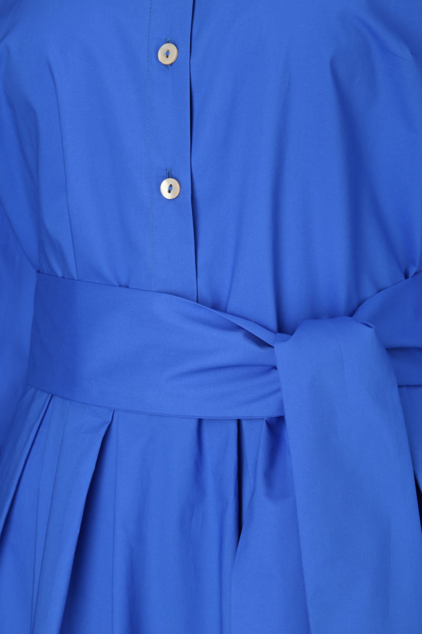 La Camicia - Hemdblusenkleid mit Bindegürtel