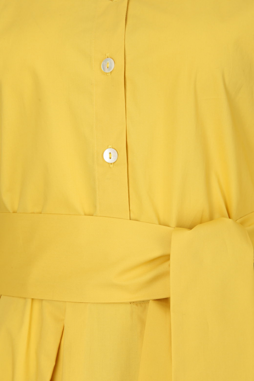 La Camicia - Hemdblusenkleid mit Bindegürtel