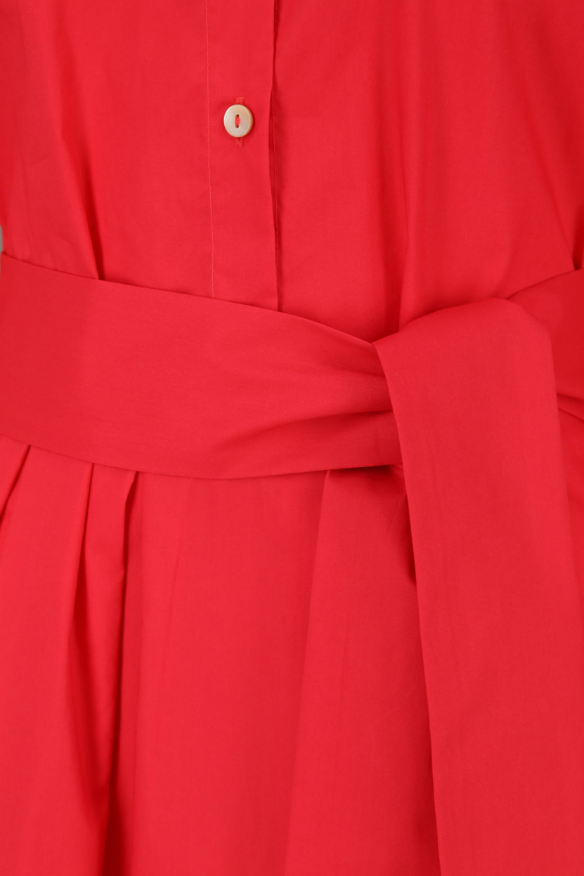 La Camicia - Hemdblusenkleid mit Bindegürtel