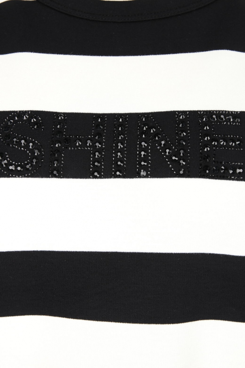 Monari - Shirt mit Strassbesatz