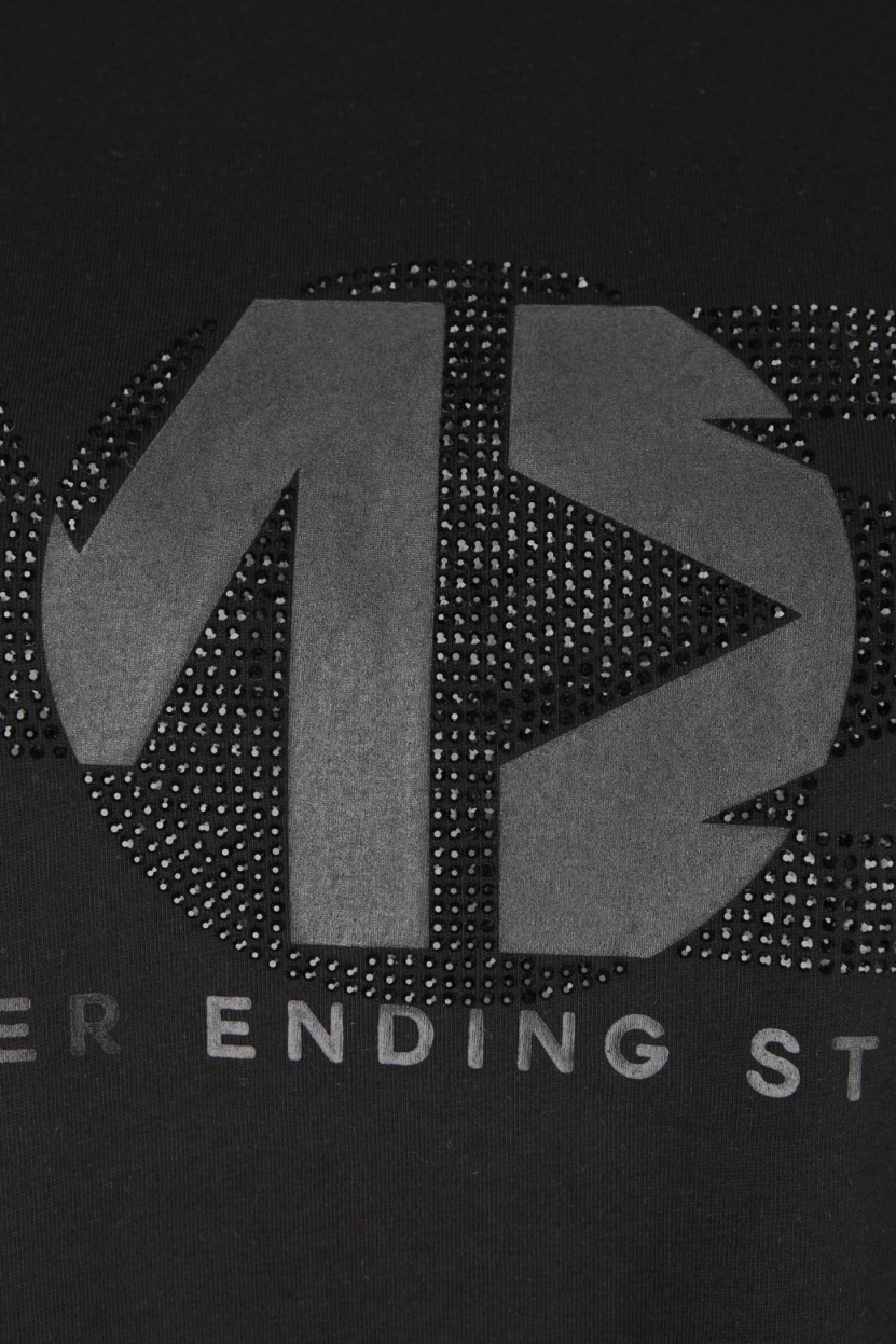 Monari - Shirt mit Strassbesatz