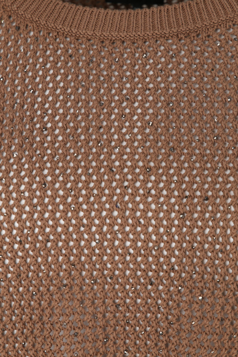 Monari - Pullover mit Mini-Pailletten