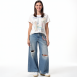 Cambio - Wide Leg Jeans PALAZZO CROPPED