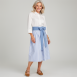 La Camicia - Hemdblusenkleid mit Bindegürtel
