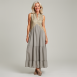 Greek Archaic Kori - Maxikleid mit Stickerei