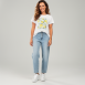 Oui - T-Shirt mit Frontprint