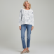 Chelsea Rose - Pullover mit Inside-out-Print