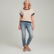 Hearts&amp;More - Pullover mit Kontrastbündchen