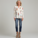 Rena Marx - Seidenbluse mit Print