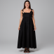 Meimeij - Maxikleid mit Spaghettiträgern