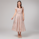 Talbot Runhof - Cocktailkleid aus Metallic-Jacquard