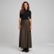 Luisa Cerano - Maxirock aus Satin