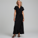 Angela Davis - Wickelkleid aus Leinen-Mix