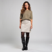 Marc Cain Sport - Minirock mit Materialmix