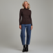 Zaida - Longsleeve aus Ripp-Jersey