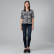 Marc Cain - Cardigan mit Leo-Jacquard