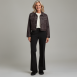 Marc Cain - Jeansjacke mit Metallic-Garn