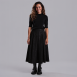 Sem Per Lei - Maxirock aus Leo-Jacquard