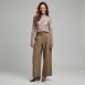 Luisa Cerano - Wide Leg Hose aus Baumwoll-Mix