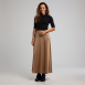 Luisa Cerano - Maxirock aus Satin