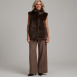 Monari - Weste aus Fake Fur